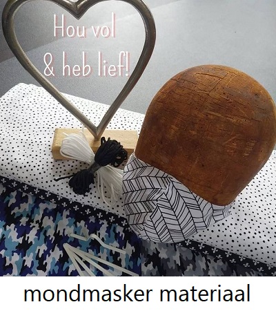 quilt en hobby stof lapjes - moi mi mondmaskermateriaal