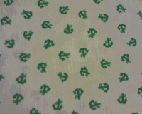 wit met groen ankertje