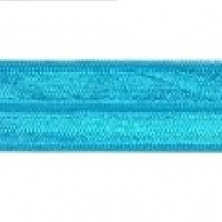 elastisch biaisband aqua blauw