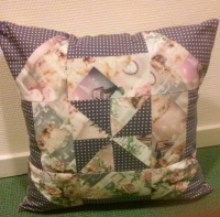 DIY pakket patchwork kussen 