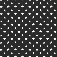 Tricot : zwart met witte sterretjes