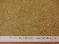Timeless Treasures : Fleur olijfgroen
