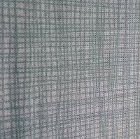Makower: blauwgroen linnenprint