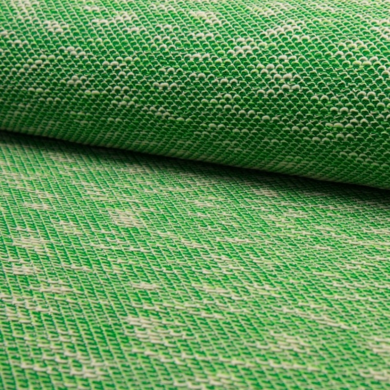 gemeleerde structuur tricot in groen