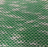gemeleerde structuur tricot in groen