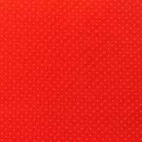 tricot : rood met wit stipje