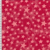 Rekbare rode gevlamde jeans met sterren