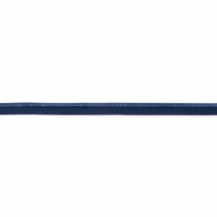 donker blauw elastisch piping/ paspelband