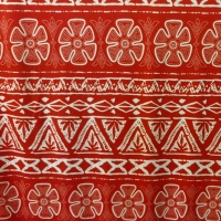 Heel soepelvallende gladde tricot in rood wit