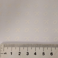 quiltstof wit op wit motiefjes (Faq 50 x 55 cm)