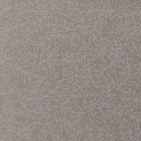 Faq 50x55cm : Wit op creme quiltkatoen met takjes bedrukt