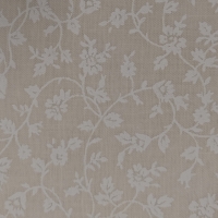 Faq 50x55cm : Wit op creme bedrukte bloemetjes quiltkatoen