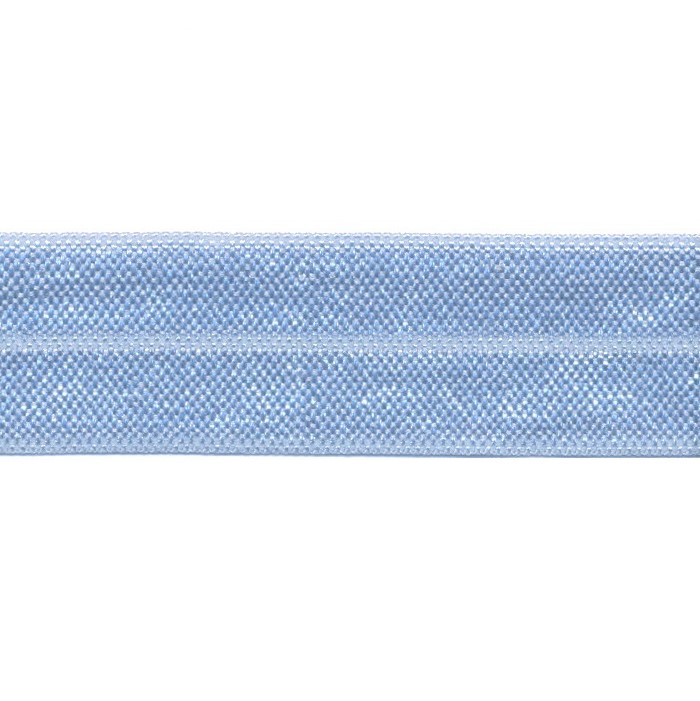 elastisch biaisband licht blauw