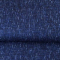 Marine blauw tricot met linnen print, Cody van Bipp Design