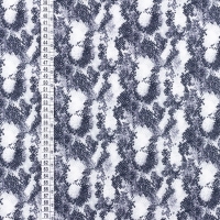 Katoenen tricot met slangenprint in grijs zwart wit