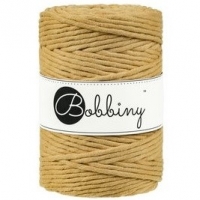 Bobbiny macrame garen 5mm mosterd