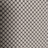 quiltkatoen, wit met zwart rastermotief van P&B