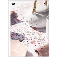 Borduurboekje : "Bouquet sauvage", vol borduurpatronen van wilde bloemen
