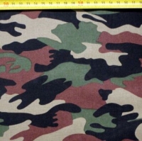 camouflage leger katoen