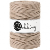 Bobbiny macrame garen 5mm zand kleur