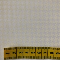 fat quarter wit op wit pied de poule (50x55 cm)