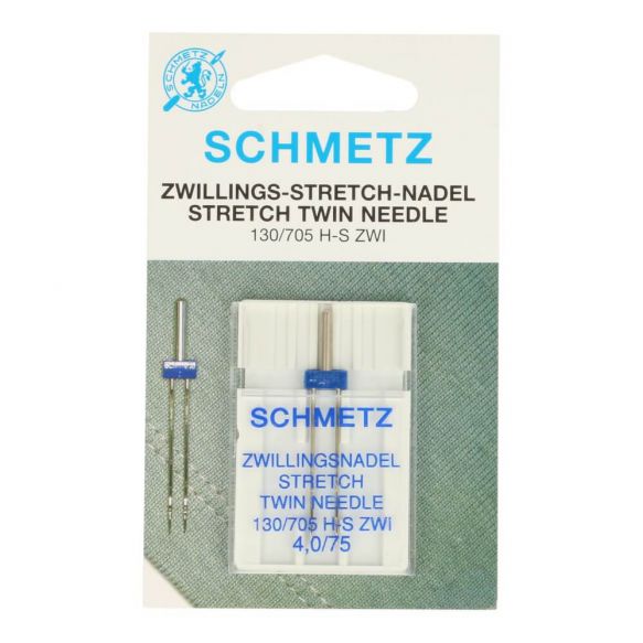 schmetz stretch tweelingnaald 4.0 - 75