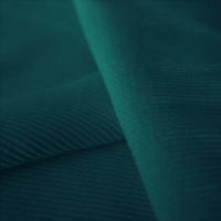 Azuur blauw groen ottoman rib jersey