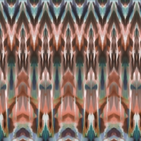 viscose tricot met kaleidoscoop dessin