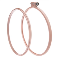 Kunstof poeder kleurige borduurring 17,8  cm