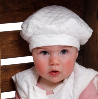 patroon om een baby baret te maken