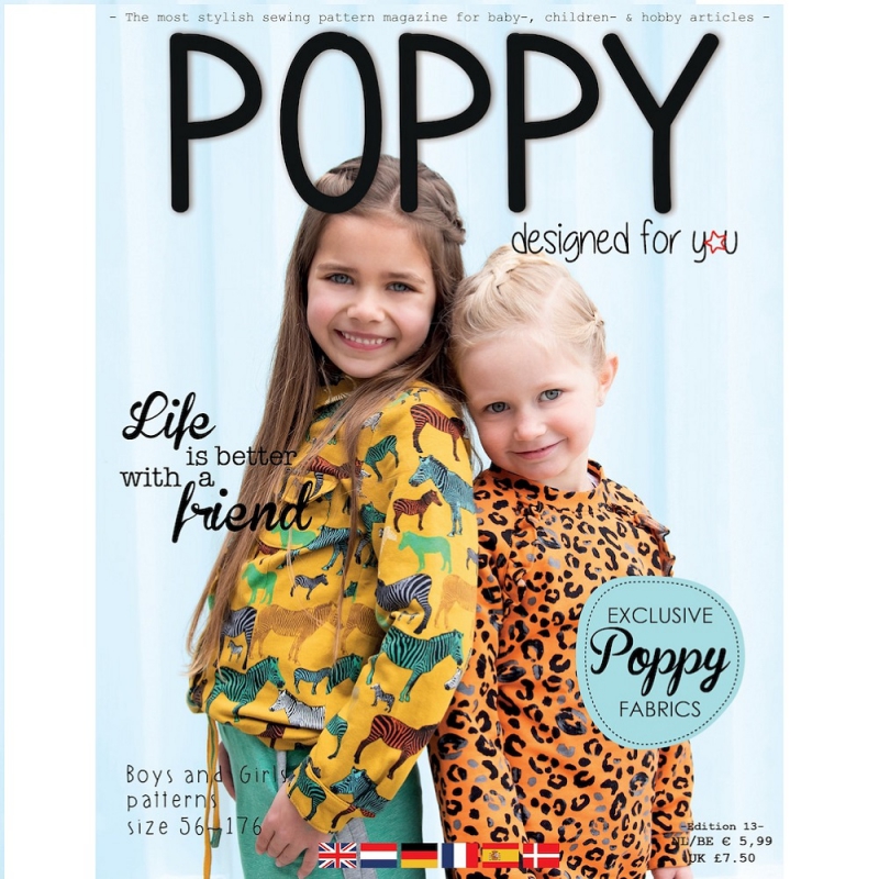 My Poppy 13 naaipatronen voor kinderen najaar/winter