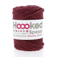 5mm. garen Hoooked Spesso berry, wijn rood