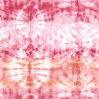 digitale tricot in roze oranje batik dessin