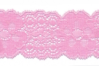 Zacht roze elastisch kant 5 cm breed