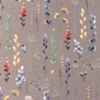 digitale tricot kruiden op kiezel van Snoozy fabrics