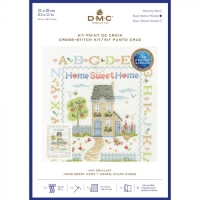DMC borduurpakket Home sweet home