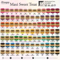Maxi sweet treat, dun haakkatoen in 87 kleuren