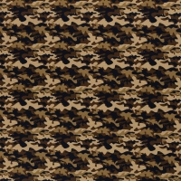 Bruin camouflage katoen