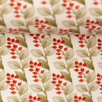 romantische tricot  takjes met rode besjes