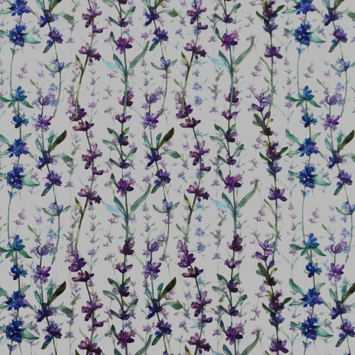 Digitale tricot lila, paars, aqua bloemetjes