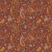 katoenen tricot met paisley motieven
