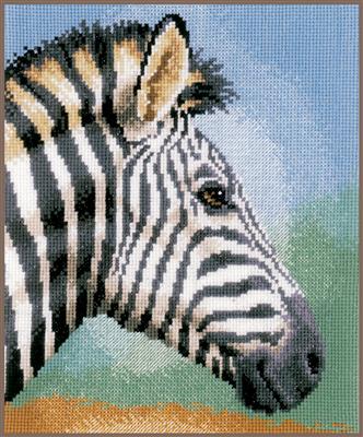 Borduur telpakket zebra