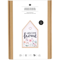 Borduurpakket "Welcome home"