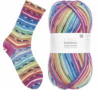 Socks bamboo rainbow sokkenwol