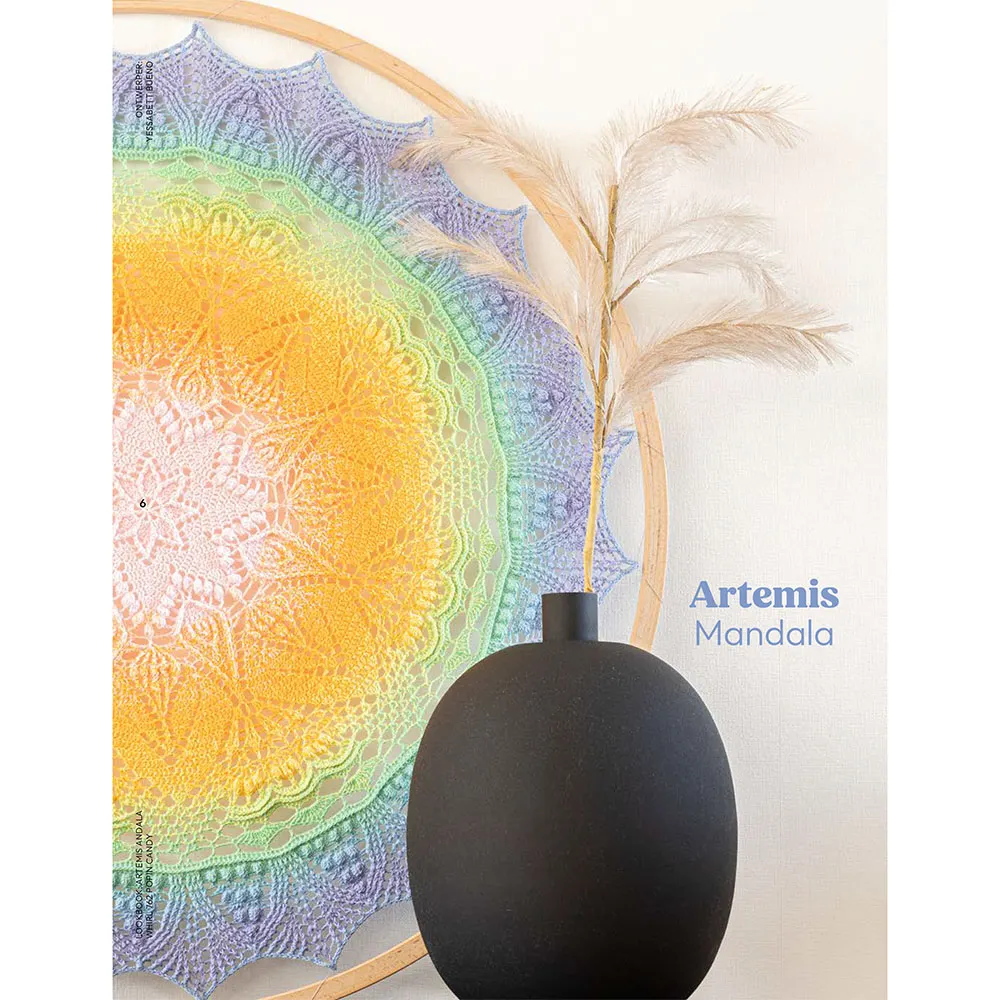 Portfolio whirl, 3 haakpatronen van mandela's
