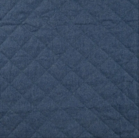 Chambray uni quilt, denim