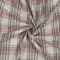 Katoenen hydrofiel achtige ruit in aardetinten