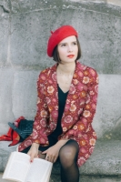 gebloemd linnen rood roze oranje wit