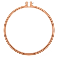 Kunstof oker gele borduurring 22,8  cm