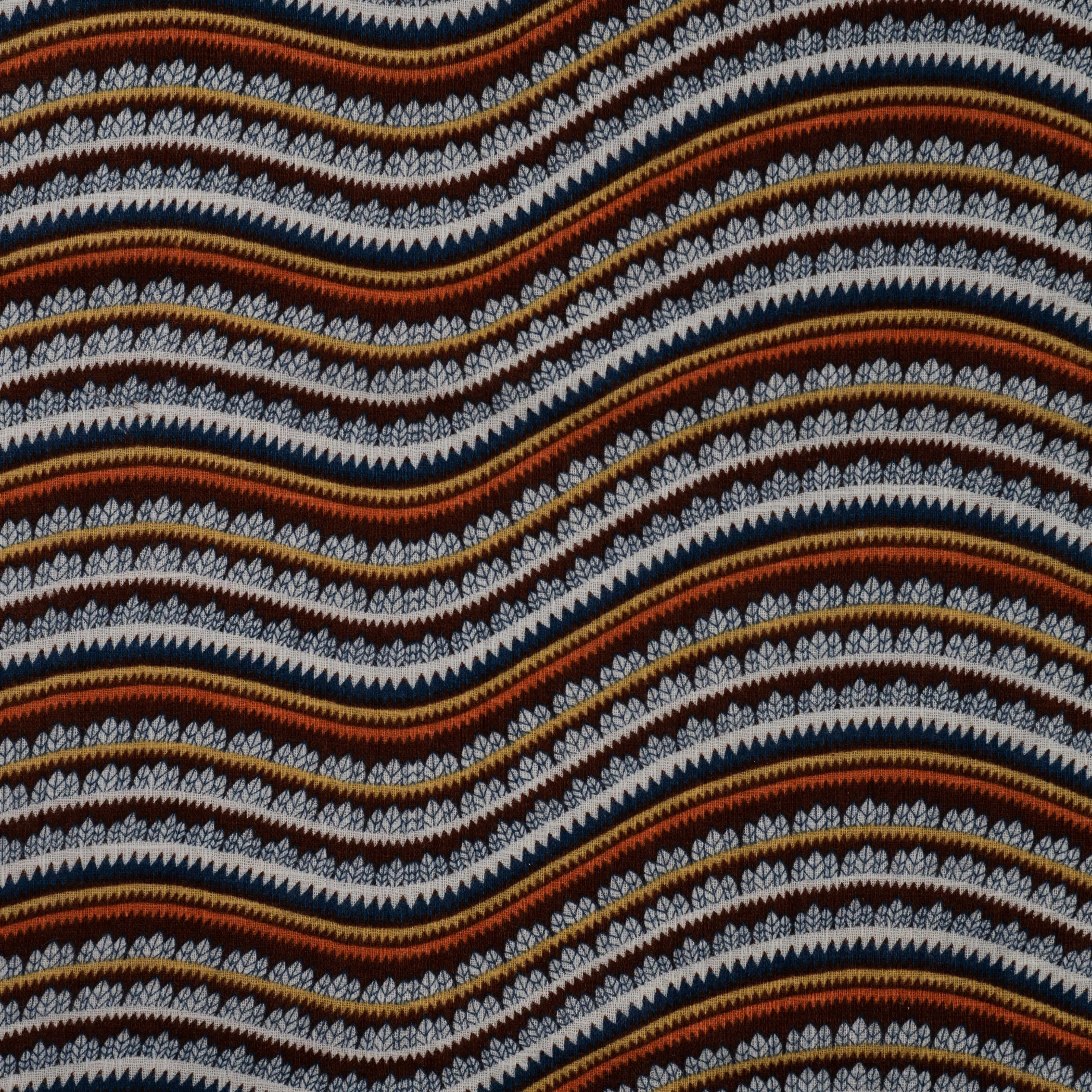 Katoenen hydrofiel met bali wave print